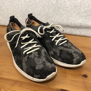 Cole Haan Grand Motion Shoes Mens 10 Gray Camouflage Low Top Lace Up Sneakers